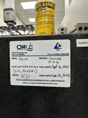 2018 ZEISS CONTURA VAST GOLD XT 10/12/6 Coordinate Measuring Machines | Quick Machinery Sales, Inc. (17)
