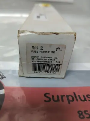 New | in-Stock COOPER BUSSMANN FRS-R-125 Miscellaneous Equipment (Electrical & Power) | Surplus Asset Holdings #1200048