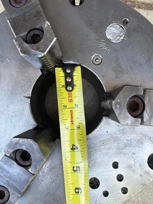 PHASE 2,  10 1/2" 3-Jaw Chuck 3 1/2" Hole Self Centering Jaws