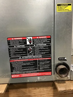 Heat Controller LLC HBH048A3C30CLS Water Source Heat Pump 3PH