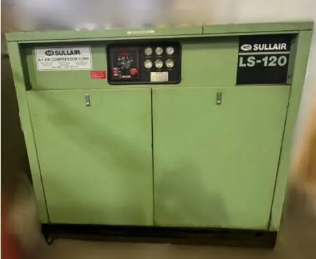 Used SULLAIR LS-120 Rotary Screw & Sliding Vane Air Compressors Ontario CA | Walden Machinery #1289116