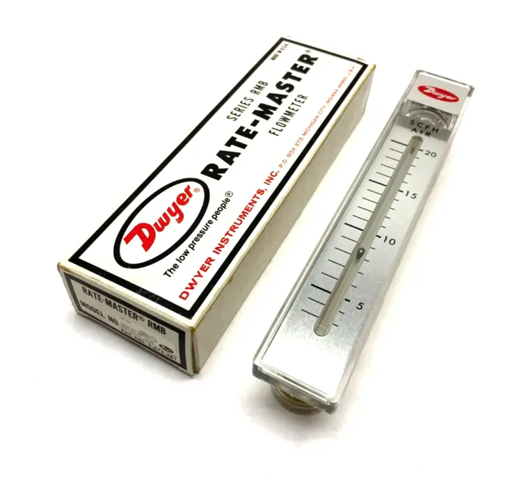 New | in-Stock Dwyer Rate-Master Flowmeter 2-20 SCFH Air Range Flowmeters Michigan US | Maverick Industrial Sales #1489323