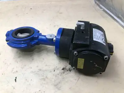 Grinnell WC-8270-4 Cast Iron 2″ Air-Operated Wafer Butterfly Valve 250PSI