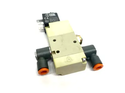Used Metal Work Pneumatic Pneumatic Solenoid Valve 3/2 NC, Mech Spring Reset, 1/4BSP Solenoid Valves Michigan US | Maverick Industrial Sales #1393467