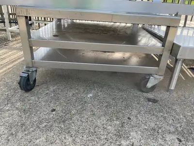 Used Falcon Restaurant Supply Used 30" Stainless Steel Equipment Stand with Caster Wheels - SS253 Restaurant Equipment (Miscellaneous) Illinois US | Falcon Restaurant Supply #1375920