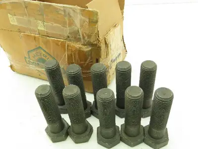 JH M24-3.0 X 100mm Hex Cap Screws Part Thread 8.8 Hardened Steel Bolt Lot of 10