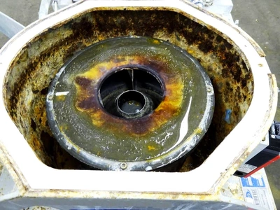 US Centrifuge M412 solid basket centrifuge.