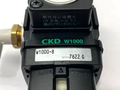 Used CKD Pneumatic Filter Regulator 1/4" Ports Air Pressure Regulators Michigan US | Maverick Industrial Sales #1389642