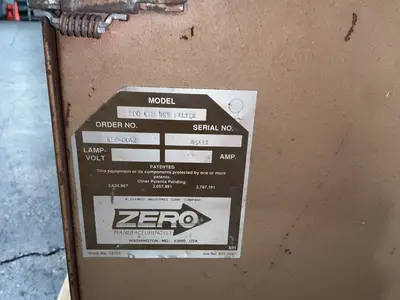 Used ZERO MANUFACTURING 220900R&DF 3PD Blast Room (Manual Booth) Ohio US | HGR 24 #1452470