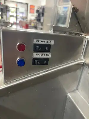 Used Randell Used Randell 60" Stainless Equipment Stand with Refrigerated Cold Rail and Heated Shelf 120V Food Prep Tables Illinois US | Falcon Restaurant Supply #1375915