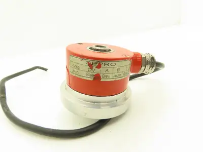 BEI Sensors GHT500-0300S001 Rotary Encoder Wired 30VDC 3/8 Hollow Bore