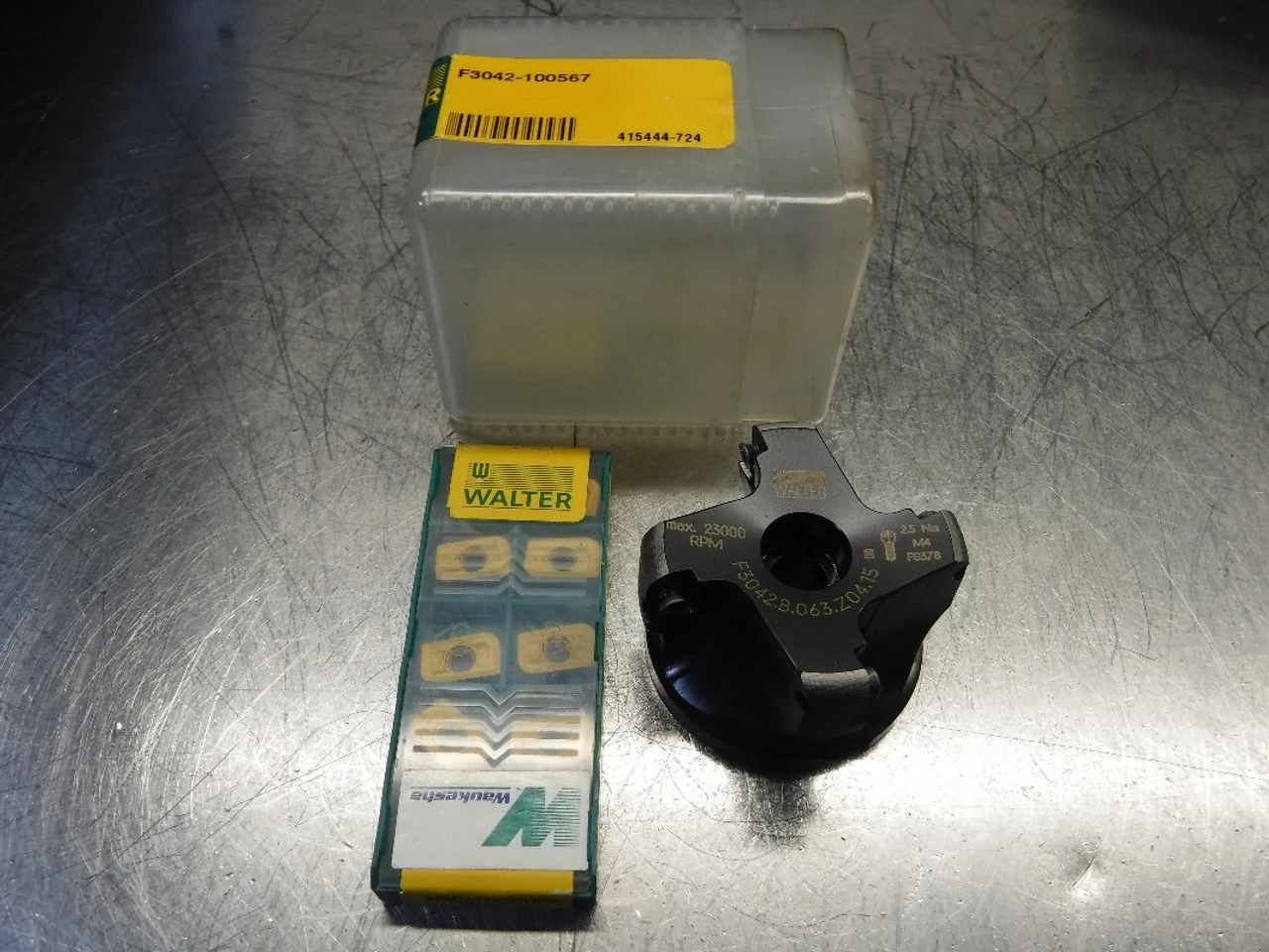 Walter 63mm Indexable Facemill F3042.B.063.Z04.15 w/ Inserts (LOC1038C)