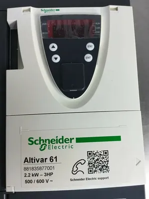 SCHNEIDER ELECTRIC ATV61HU22S6X Alto are Drive 2.2kW-3HP 500/600V~ 1D