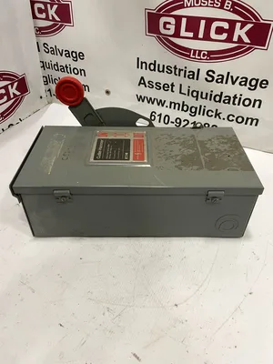 Eaton Cutler-Hammer DH362URK 60A 3 Pole Non-Fusible Safety Disconnect Switch