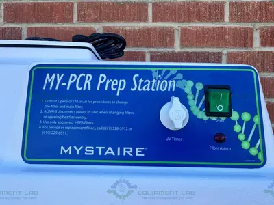 Used MYSTAIRE MY-PCR32 PCR PREP LAB STATION LAMINAR FLOW HOOD 32" CLEAN AIR Fume Hoods California US | Equipment Lab #1336301