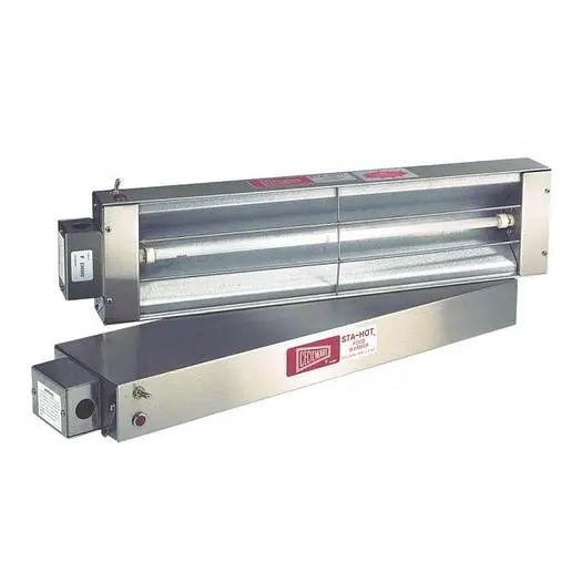 CECILWARE INFARED FOOD WARMER WITH QUARTZ HEATING ELEMENTS.   - 5 SIZES TO CHOOS