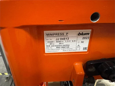 Used 2023 BLUM "MINIPRESS P" Heavy Duty & Sensitive Single Spindle Drills Texas US | MachineryMax #1486576