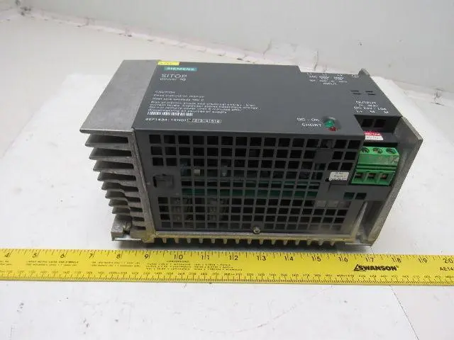 Siemens 6EP1434-1SH01 Sitop Power 10 Power Supply In 400-500V Out 24VDC 10A