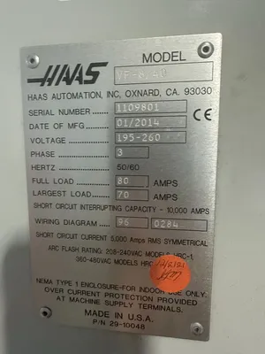 2014 Haas VF-8/40 Machining Centers, Vertical | Great American Equipment Company (17)