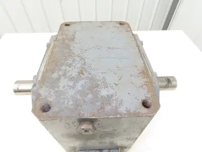 Morse Raider 450Q180LR30 Worm Gearbox 30:1 Reducer 6.2Hp 58rpm Dual Shaft Output
