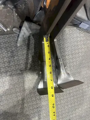 1 TON X 8" WIDE DIXON MODEL #H-20-8 COIL LIFTING C HOOKS : YOBRO #24098