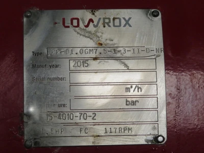 Used FLOWROX _UNKNOWN_ Pumps | OCO Industrial #1588189