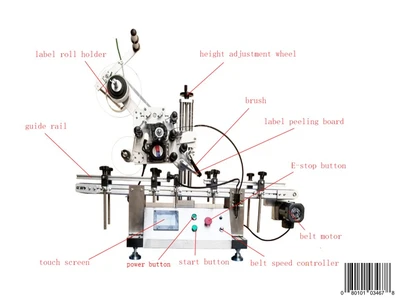 Automatic Flat Labeling Machine - Table Top #34678 Rental