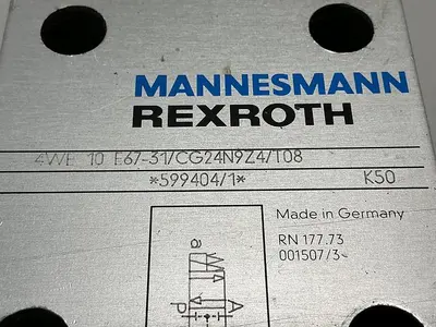 USED REXROTH 4WE10E67-31/CG24N9Z4/T08