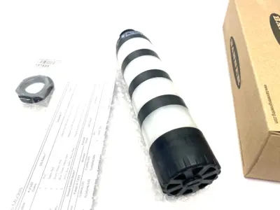 USED BANNER ENGINEERING CORE SER. 50MM LED TOWER LIGHT 4-COLOR AUDIBLE INDICATOR