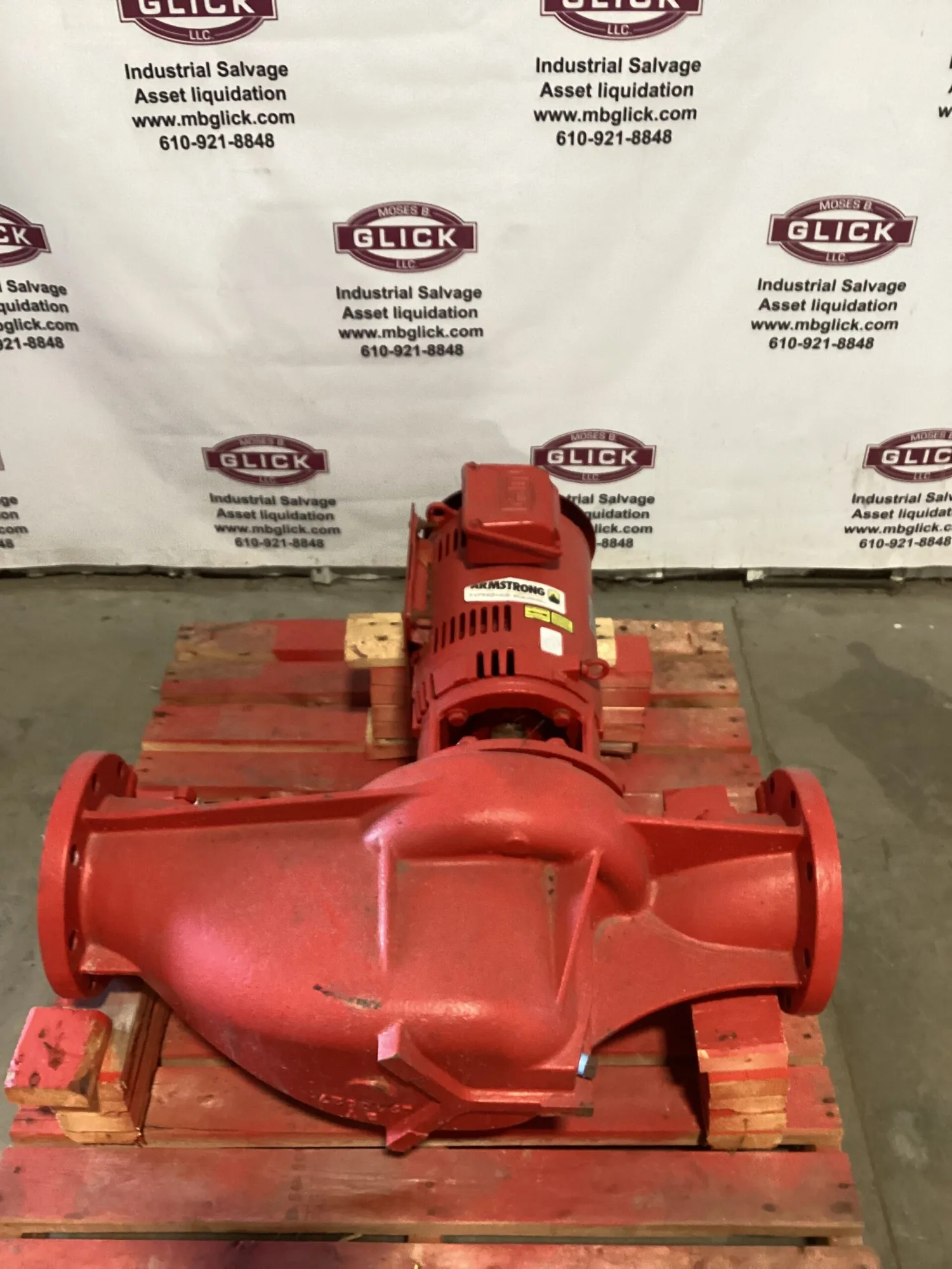 Armstrong 4380 Vertical In-Line Circulator Pump 6 x 6 x 8 427055/56