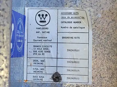 Used WESTINGHOUSE NBA Switchgears British Columbia CA | Lenmark #835638