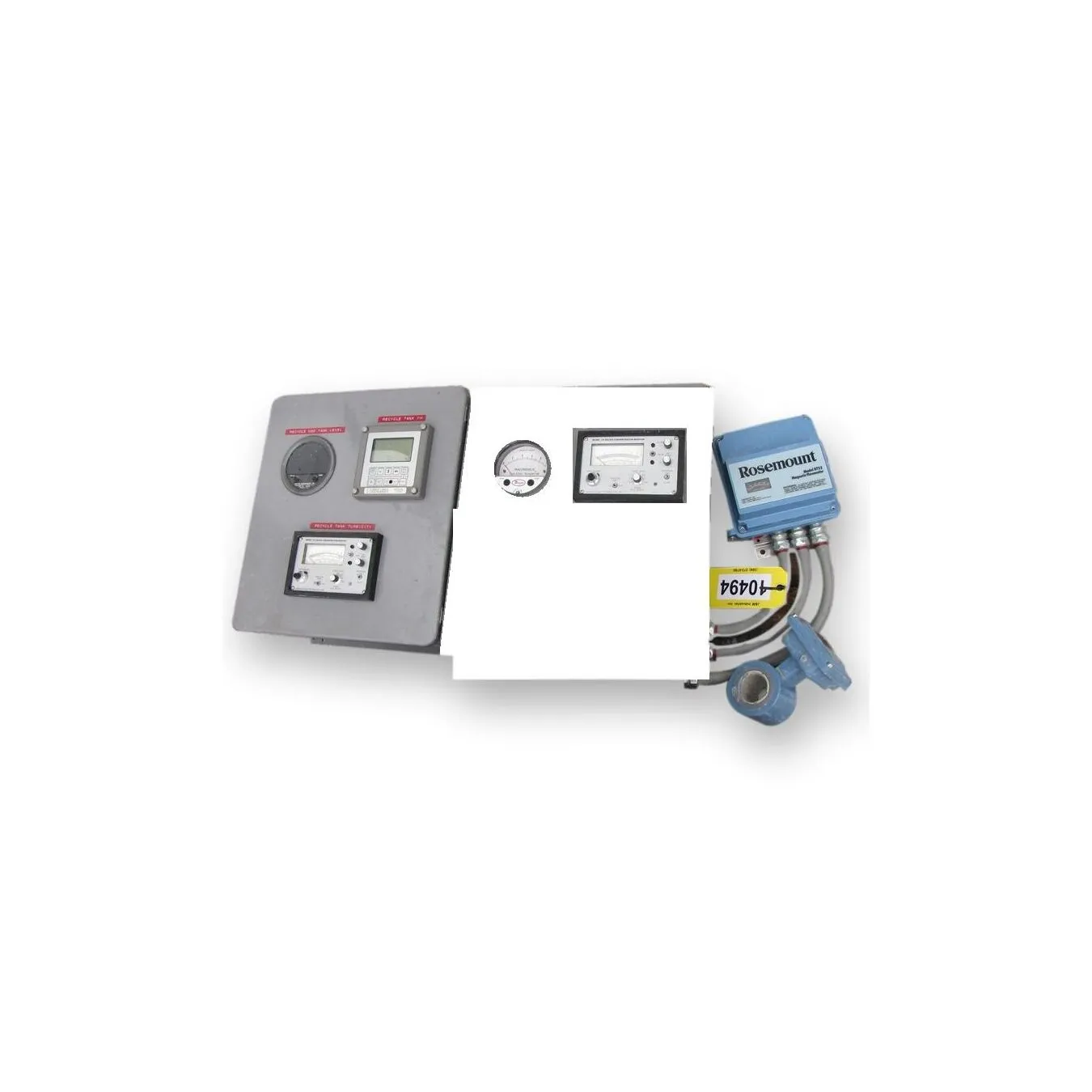 ROSEMOUNT MAGNETIC FLOWMETER MODEL 8722 WITH SOLIDS CONCENTRATION MONITORS