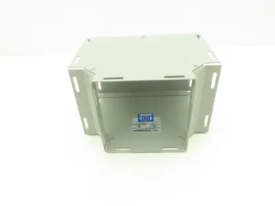 Wiegmann Hubbell T0606 N1 Tee Hinged Screw Cover Wireway 6X6 Carbon Steel Gray