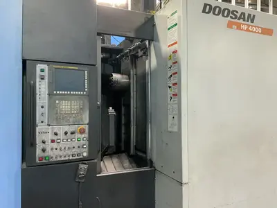 Used 2010 DOOSAN INFRACORE HP 4000 Horizontal Machining Centers Ohio US | HGR 24 #1150492