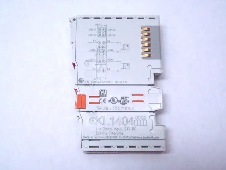Used BECKHOFF 4-channel digital input terminal 2 PLC Input & Output Michigan US | Maverick Industrial Sales #1487421