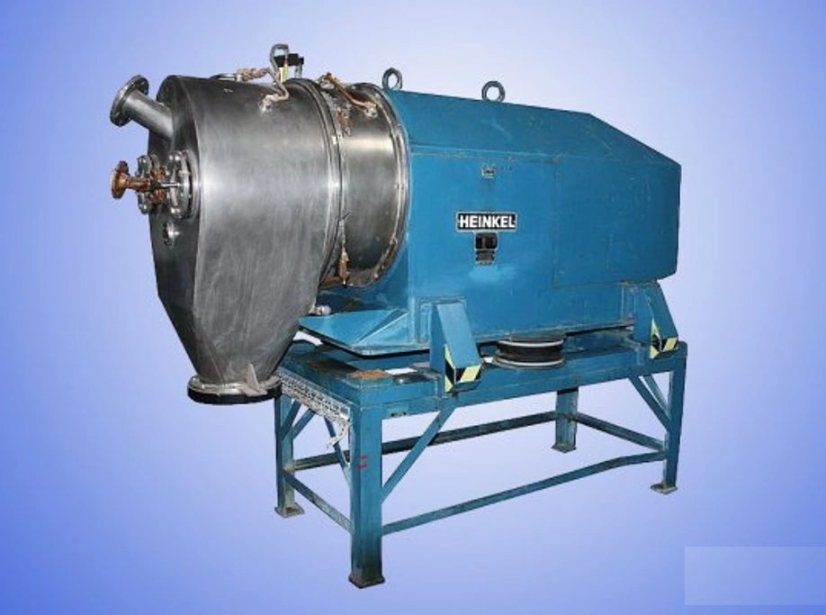 Heinkel HF 600 Inverting Filter centrifuge, Hastelloy C4.