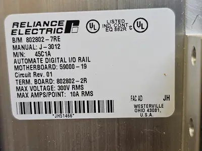 Used RELIANCE ELECTRIC 45C1A Misc Electrical & Power Parts British Columbia CA | Lenmark #836080