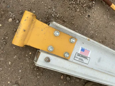 Gorbel 250 lb Capacity Jib, has 82-1/2” tall post that it mounts to, 116” long jib