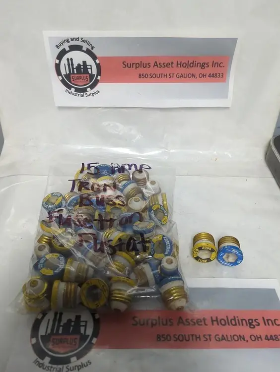 Used BUSSMANN 15 AMP Miscellaneous Equipment (Electrical & Power) Ohio US | Surplus Asset Holdings #1363948