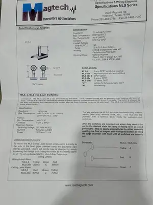 NEW MAGTECH LG6 C-3 300#0.600-302-229-23.622 IN (FS)(WN)