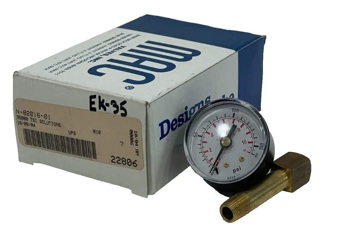 NEW MAC VALVES N-82016-01 PNEUMATIC GAUGE N8201601