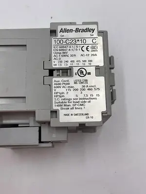 Used ALLEN-BRADLEY ALLEN-BRADLEY 100-C12*10 SER A, 100-FSC280 SER A PLC Contactors | ND Industrial Surplus #1216205