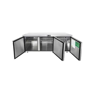 New | in-Stock Atosa New Atosa MGF8404GR 72'' (3) Door Undercounter Refrigerator Undercounter Refrigerators Illinois US | Falcon Restaurant Supply #1375425