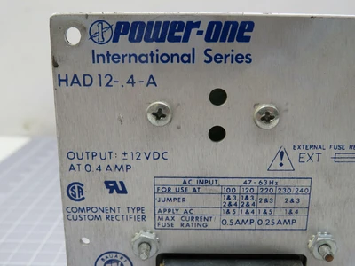Used POWER ONE _UNKNOWN_ AC/DC Power Supplies Texas US | OCO Industrial #1676626
