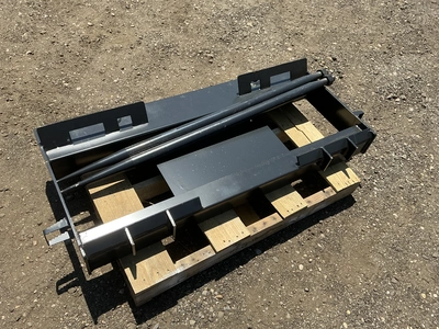 New JCT Bale Spear Skid Steer Attachment, Universal Quick Attach, Has Two Spears that Stick Out Appr...