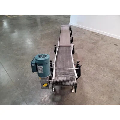 Used 12" wide Incline Belt Conveyor