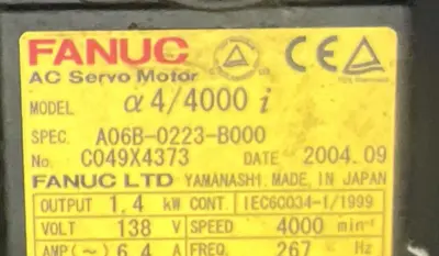 Used FANUC A06B-0223-B000 Misc Industrial Equipment California US | Davliegogo LLC #1729731