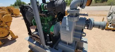USED 2015 JOHN DEERE 4045 WITH CORNEL PUMP TRASH PUMP