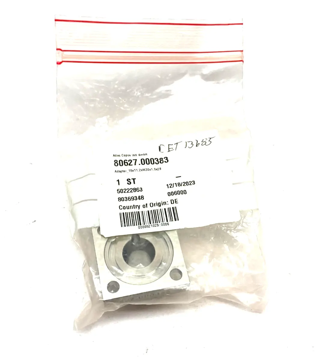 USED ATLAS COPCO ADAPTER FITTING 15X11,2XM30X1,5X28