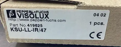 Pepperl + Fuchs KSU-LL-IR/47 / 419625 Fiber Optic Photoelectric Sensor 5E-22